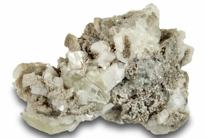 Twinned Calcite Crystals with Dolomite - New York #251206